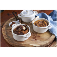 3-pc, Mini Round Dutch Oven Set, white