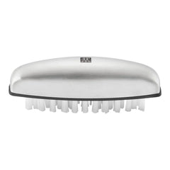 Nailbrush, stainless steel | silver