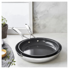 2-pc, Non-stick, Frying Pan Set Ceramic Coating
