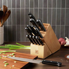 12-pc, Knife block set, natural