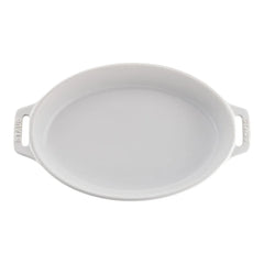 2-pc, Oval Baking Dish Set, white