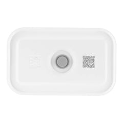 M, Vacuum Lunch Box, Plastic, Semitransparent-grey