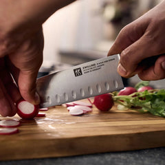 Santoku 7 inch, hollow edge