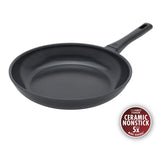 11-inch, Aluminum, Frying Pan Titanium-reinforced Ceramic Non-stick Coating