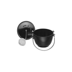 1 qt, Round, Tea Kettle, Black Matte