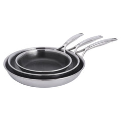 6-pc, Ceramic Hybrid Frying Pan Set