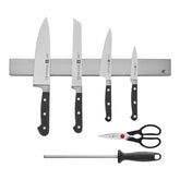 7-pc, Set with 17.5" Stainless Magnetic Knife Bar