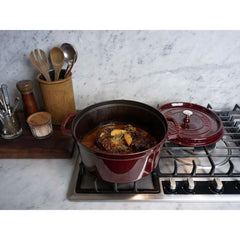 5.5 qt, Round, Dutch Oven, Grenadine