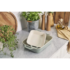 2-pc, Rectangular Baking Dish Set, eucalyptus