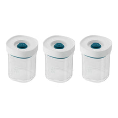CUBE Set, XS / 3-pc, transparent-la-mer