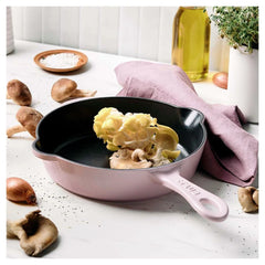 11-inch, Traditional Deep Skillet, Pink Peony