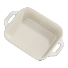 13-x 9.5-inch, Rectangular, Baking Dish, Ivory-white