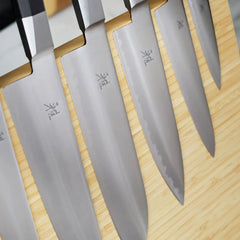 10-pc, Knife block set, brown