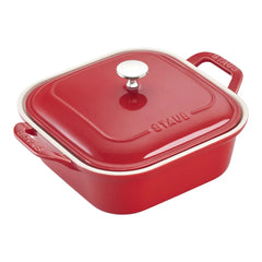4-pc, Mixed Baking Dish Set, cherry