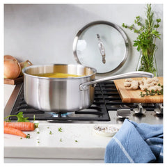 3 qt, Stainless Steel, Sauce Pan