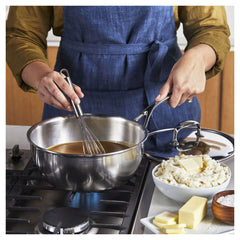3.5 qt Saucier, 18/10 Stainless Steel