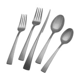 20-pc Slate Flatware Set, 18/10 Stainless Steel, Anthracite