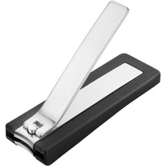 Nail Clippers With Nail Catch - Black Matt