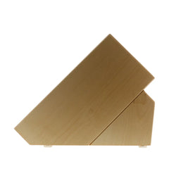Ash, Hardwood Knife Block Empty