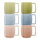11.8-oz-/-6-pc Macaron Coffee/Tea Mugs