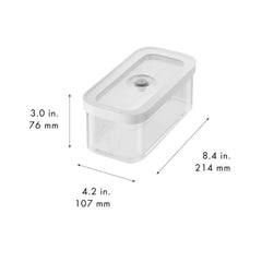 CUBE Container M / 21 cm, 0.75 Qt, Transparent-white