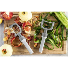 2-in-1 peeler, grey