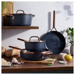 7-pc, Cookware Set Ceramic Nonstick Titanium