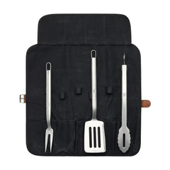 4-pc Grill Tool Set, Stainless Steel
