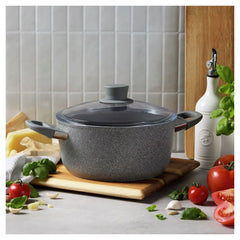 4.8 qt, Aluminum, Ceramic Nonstick Dutch Oven With Lid Ceramic Coating
