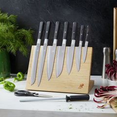 10-pc, Knife block set, brown