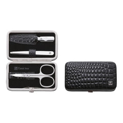 3-pc, Black Matte, Leather, Frame Case
