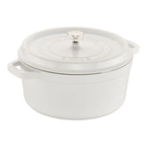 5.5 qt, Round, Dutch Oven, Pure-white