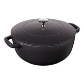 3.75 qt, French oven, black matte - Factory Second