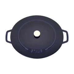 6.25 qt, Wide Oval Dutch Oven, dark blue