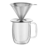 Pour over coffee dripper set, 2-pc