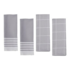 Kitchen Towels Set, Grey