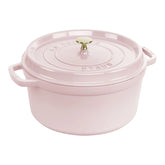 7 qt, Round, Dutch Oven, Pink Peony