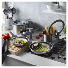 8-pc, Stainless Steel, Pots And Pans Set