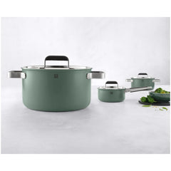 6-pc, 18/10 Stainless Steel, Pots And Pans Set