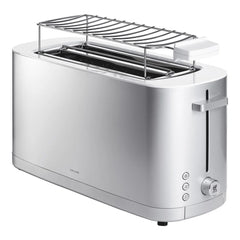 Bun Warmer - Large, 2 long slots, silver