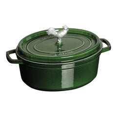 5.75 qt, Oval, Coq Au Vin Dutch Oven, Basil