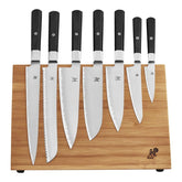 10-pc, Knife block set, brown