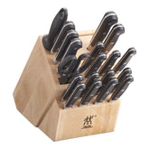 20-pc, Knife block set, natural