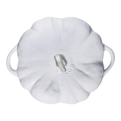 3.5 qt, Pumpkin, Dutch Oven With Stainless Steel Knob, Pure-white