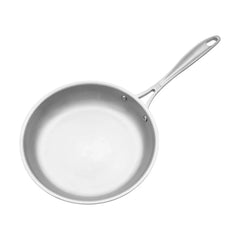 3 Ply, 9.5-inch, 18/10 Stainless Steel, Frying Pan With Glass Lid