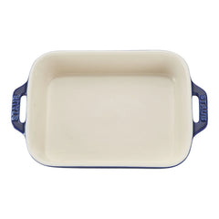 7.5-x 6.5-inch, Rectangular, Baking Dish, Dark Blue