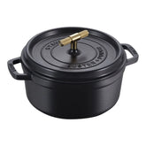 4 qt, Round, Dutch Oven Buster And Punch, Black Matte