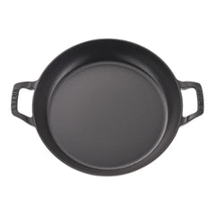 3.5 qt, Braiser With Glass Lid, Black Matte