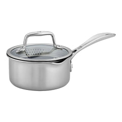 1 qt, Non-stick, Stainless Steel Ceramic Saucepan