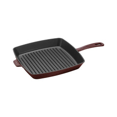12-inch, Cast Iron, Square, Grill Pan, Grenadine